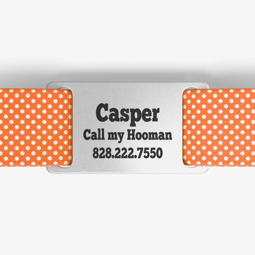 closeup of nameplate personalization